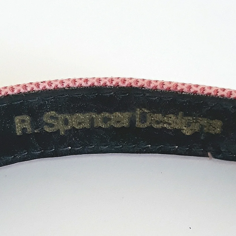 *80s R. Spencer Designs pink belt S